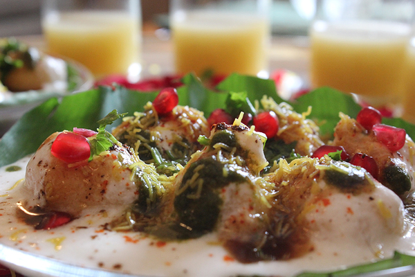 Dahi puri chaat